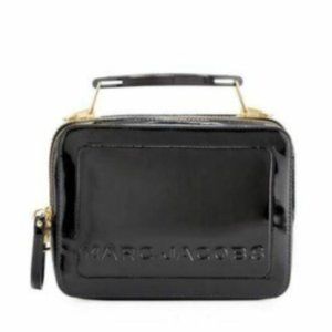 Marc Jacobs Patent Leather Box 23 Satchel in Black